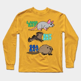 All Terrain Rats (Full Color Version) Long Sleeve T-Shirt